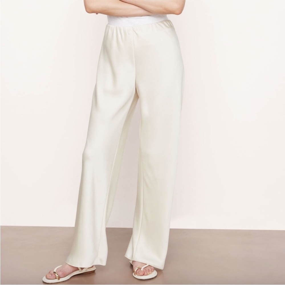 NWT Vince Satin Bias Pant -color Bona